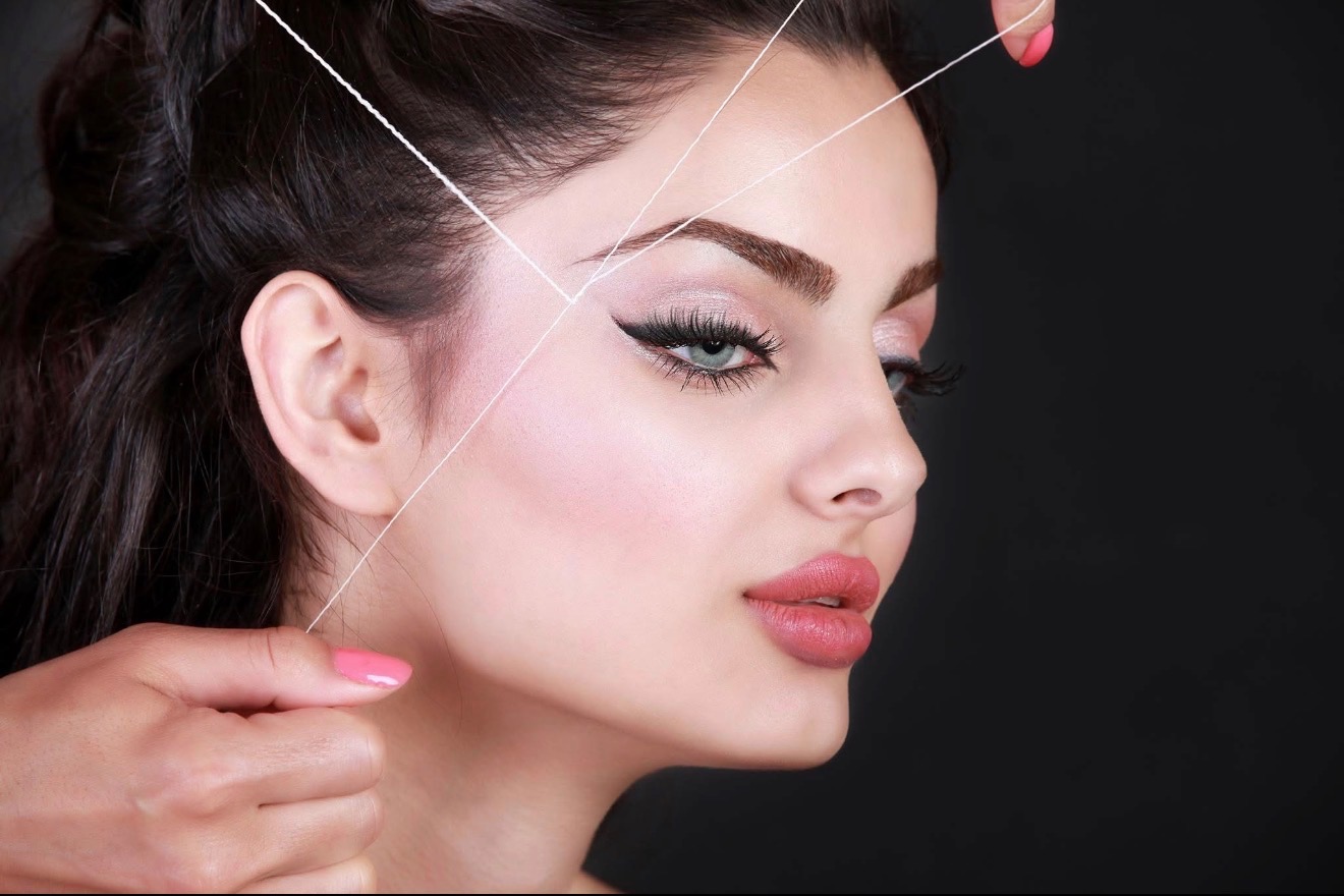 Threading services at Brow & More Studio