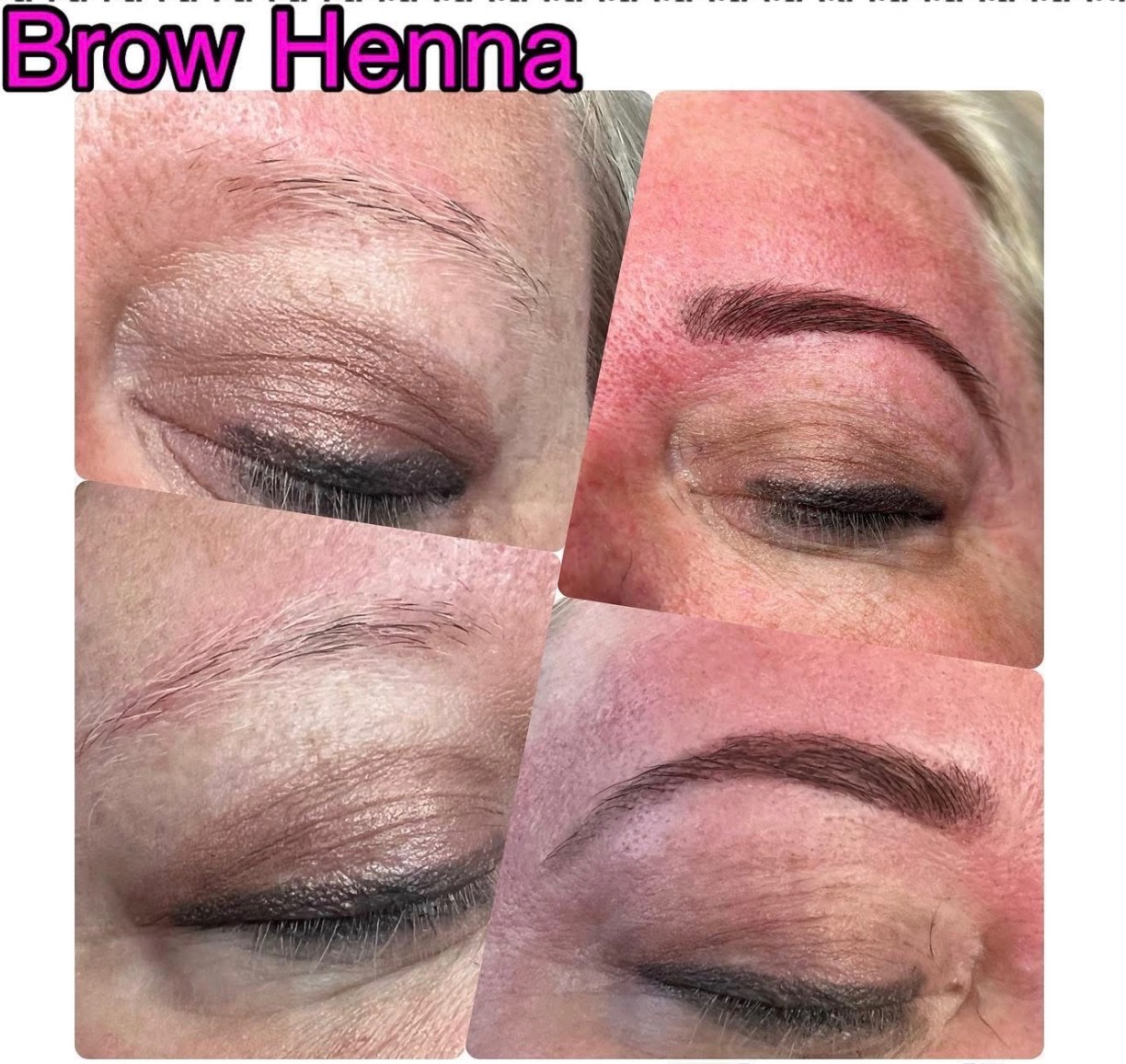 Brow henna multiple client results